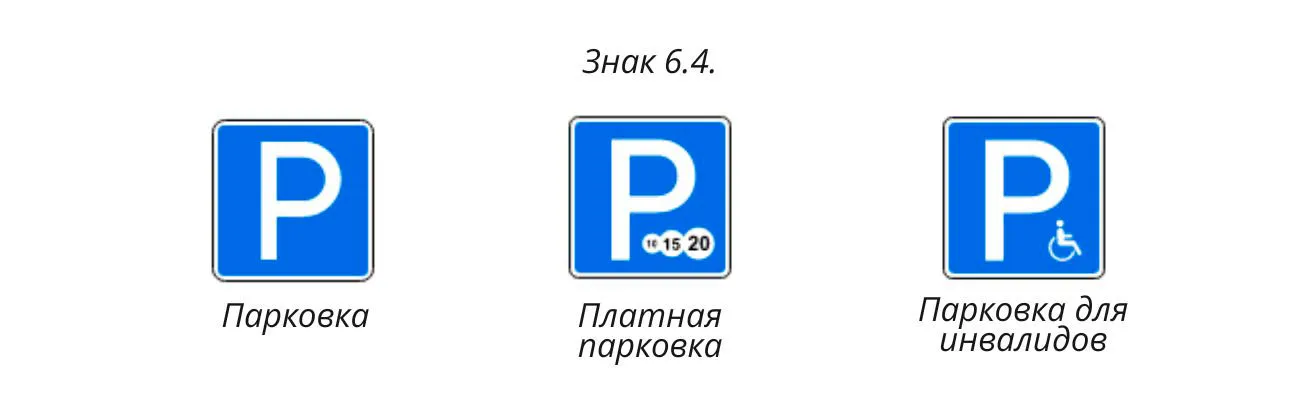 Баннер: новые знаки парковки