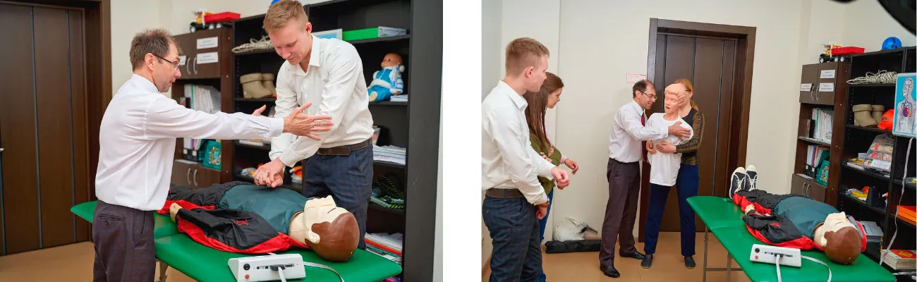 Тематический баннер: Манекены при  обучении на курсах первой помощи пострадавшим