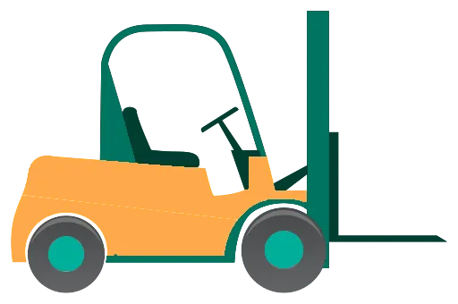 Водитель погрузчика - иконка